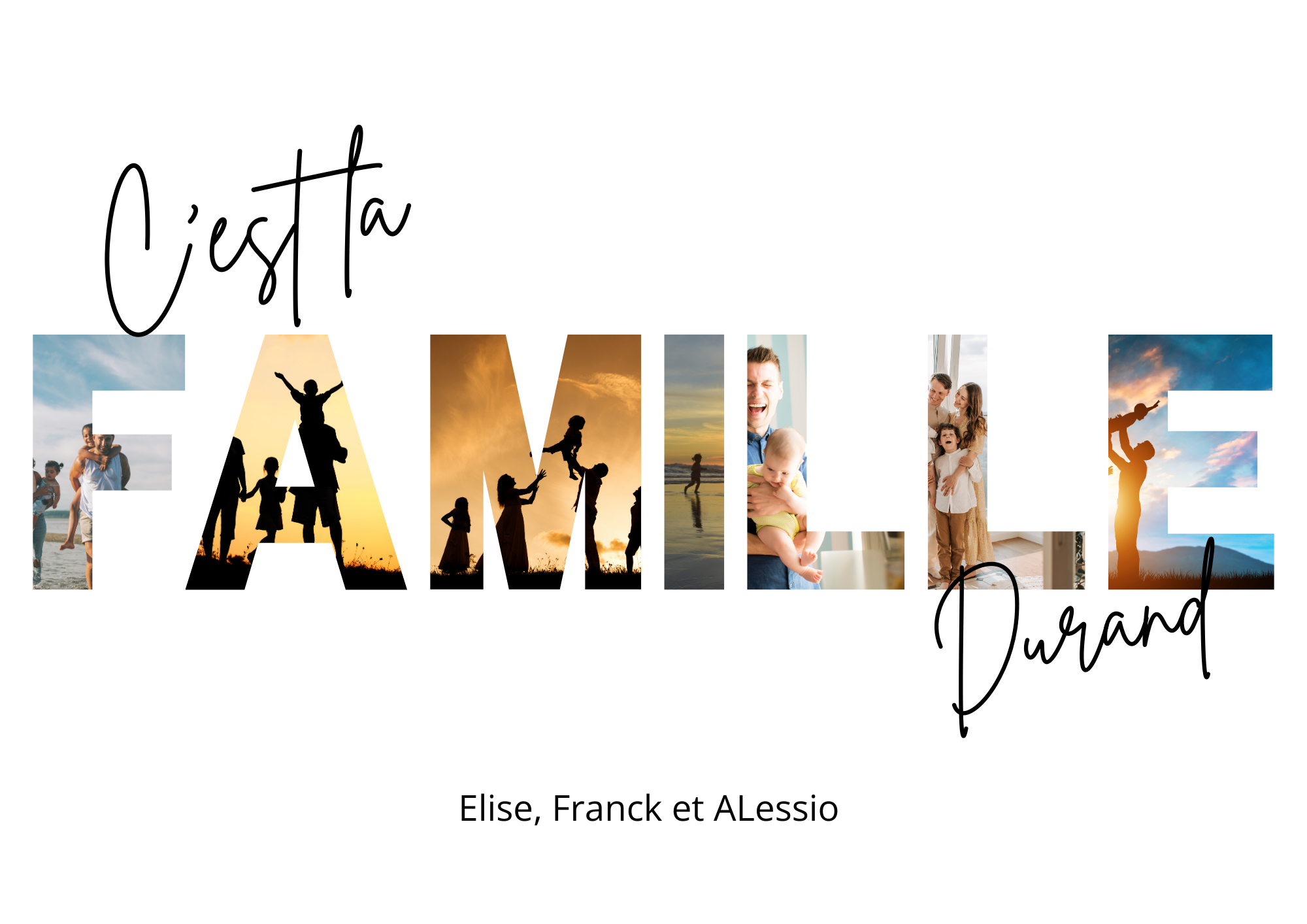 Affiche "FAMILLE"
