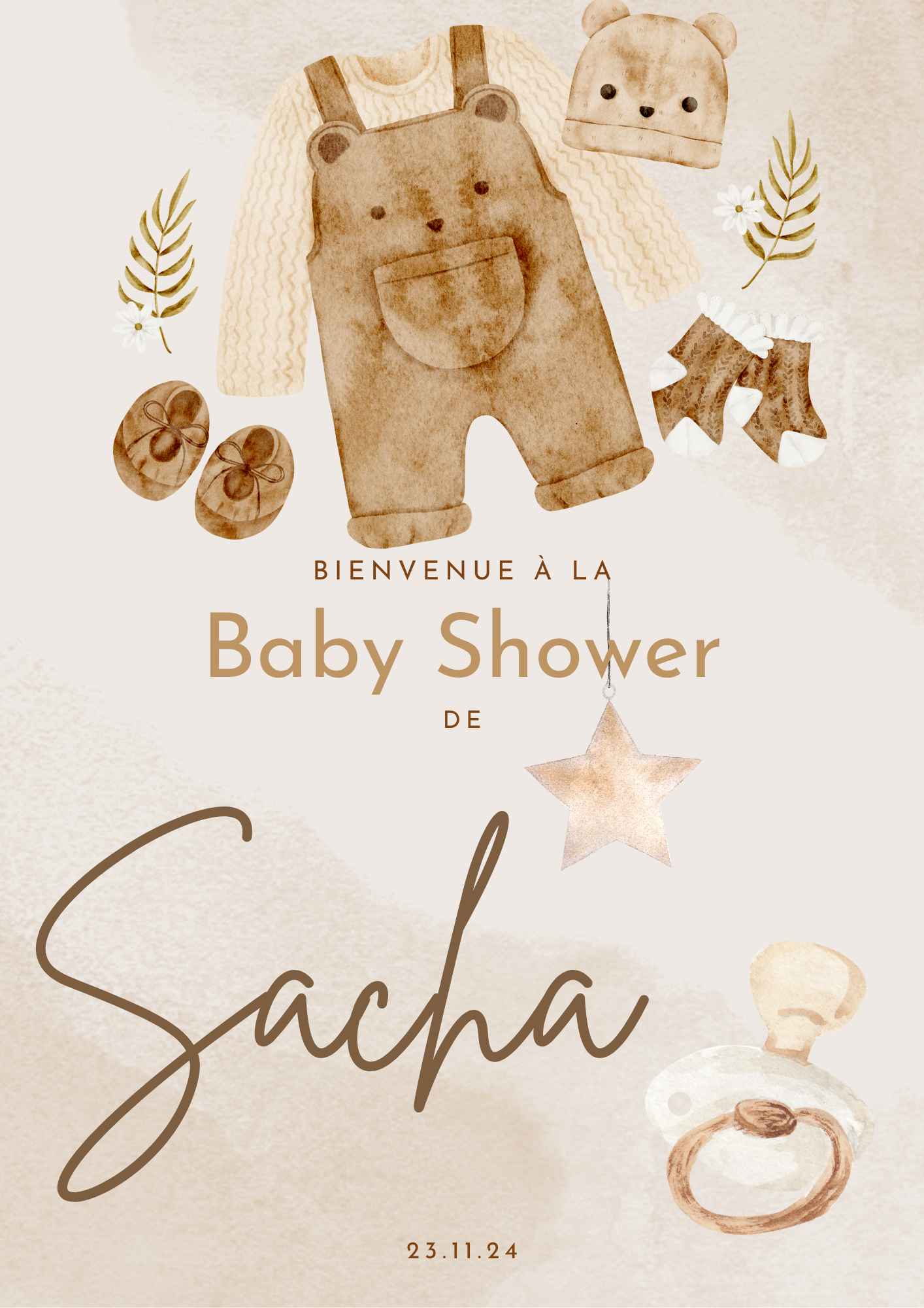 Kit Déco Baby Shower Personnalisable