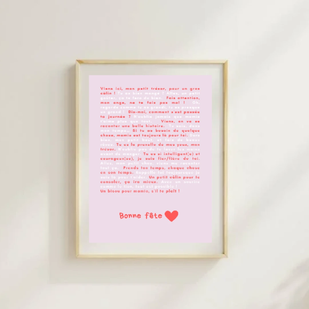 Affiche mamie 1