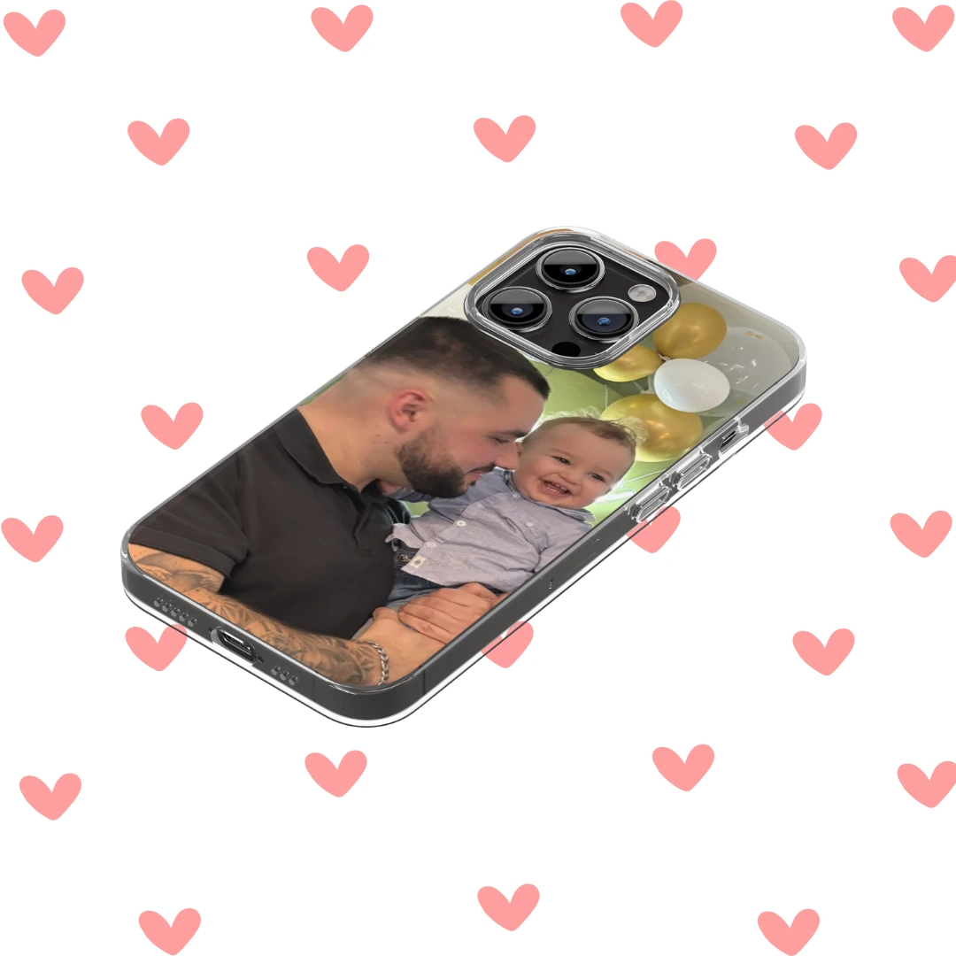 Coque iphone transparente personnalisable à 100%