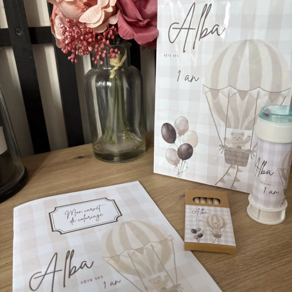 Kit anniversaire personnalisé enfant