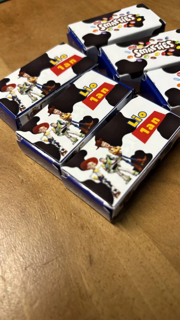 Dragées chocolat colorées personnalisées anniversaire & événements