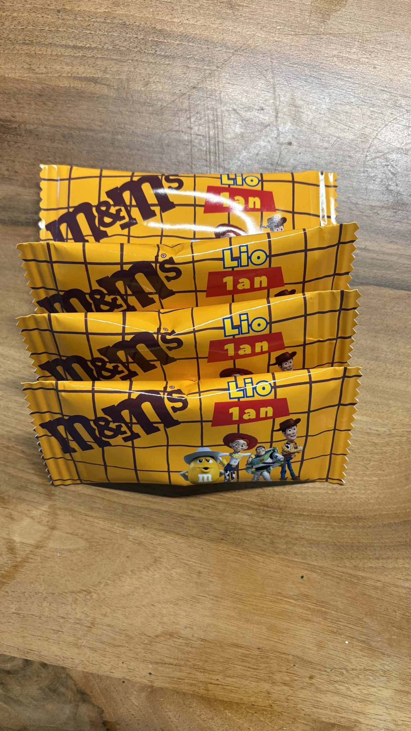 Sachet chocolat cacahuète personnalisé pour anniversaire ou événement festif
