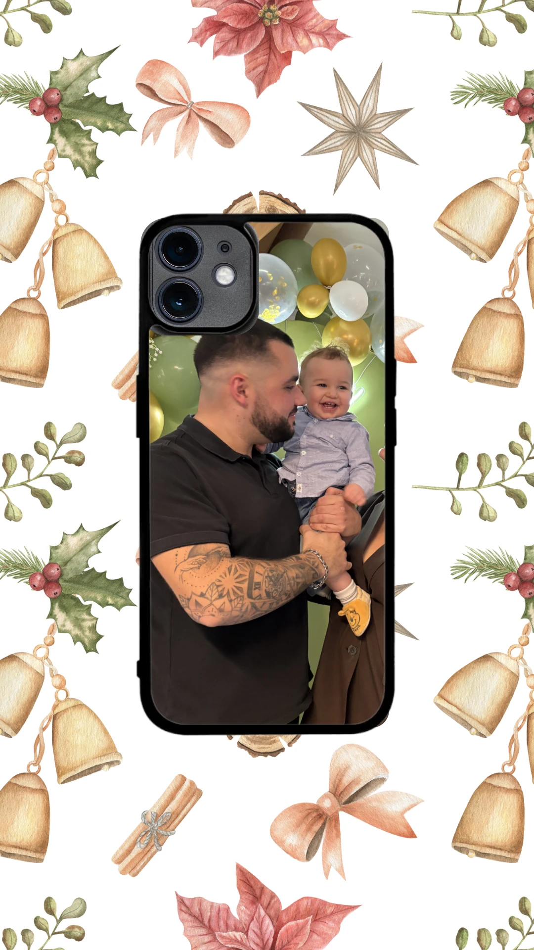 coquepersonnsaliséeiphonenoir Coque Iphone noire magsafe personnalisable à 100%