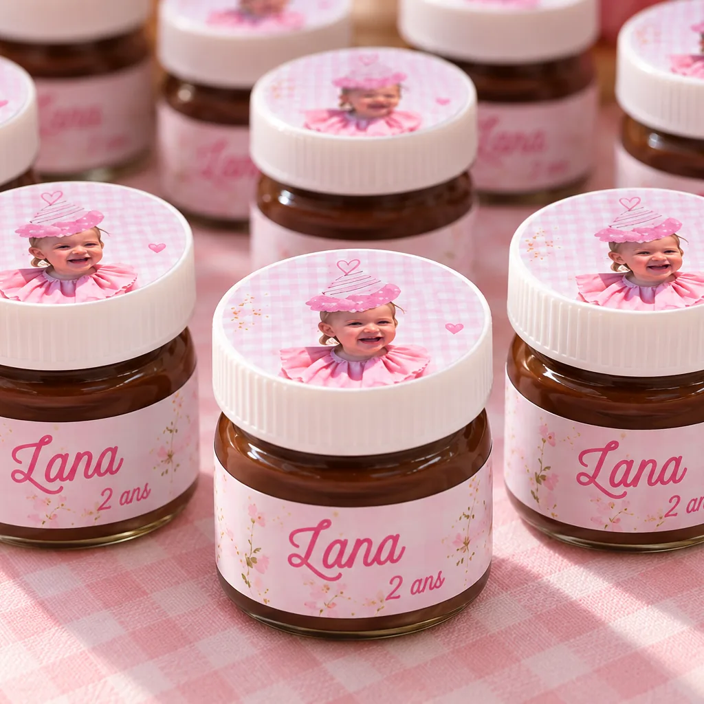 mini-pot-nutella-personnalise-prenom-anniversaire Mini pot de pâte à tartiner